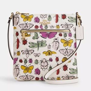 COACH Mini Rowan File Bag With Creature Print {NEW}
